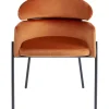 KARE Design Stühle-Armlehnstuhl Alexia Velvet Orange