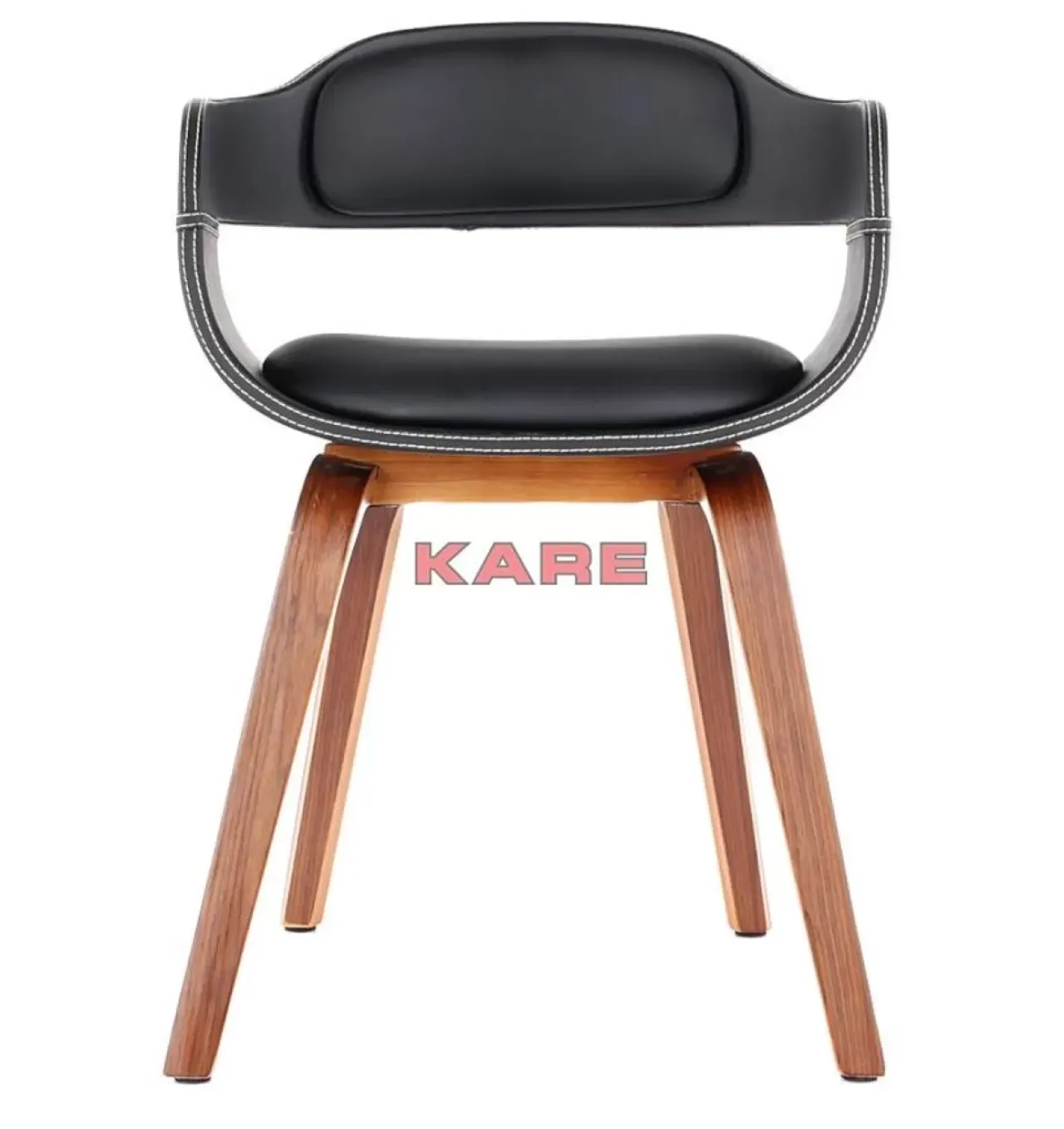 KARE Design Stühle-Armlehnstuhl Costa Walnut