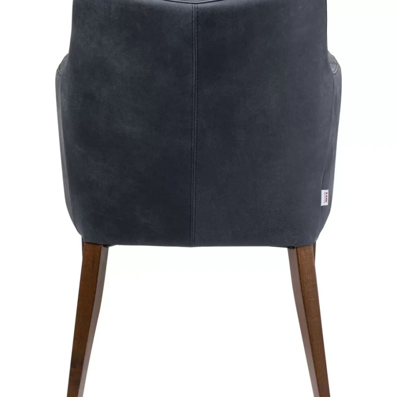 KARE Design Stühle-Armlehnstuhl Mode Leder Anthrazit