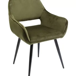 KARE Design Stühle-Armlehnstuhl San Francisco Dunkelgrun