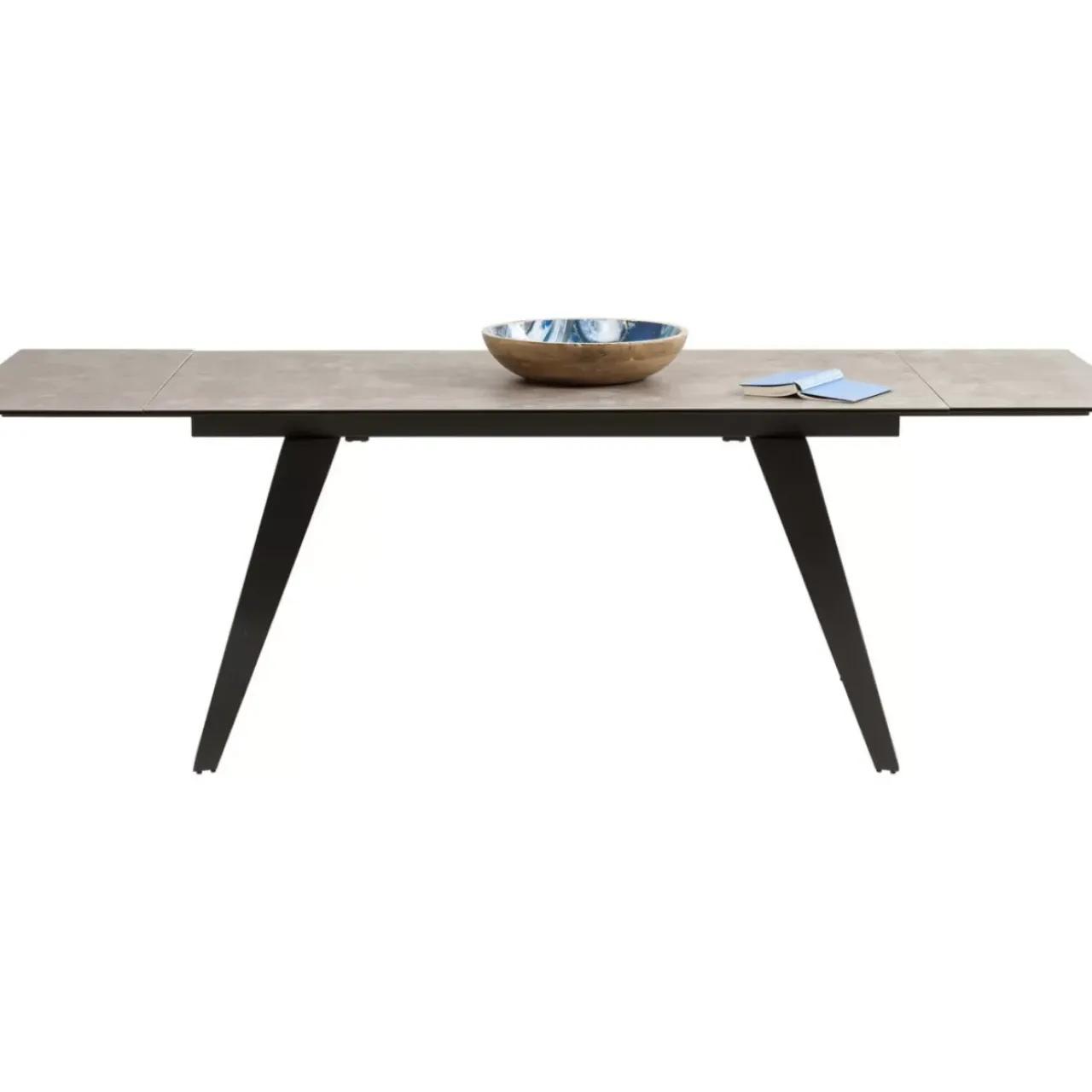 KARE Design Tische-Ausziehtisch Amsterdam Dunkel 160(40+40)X90Cm