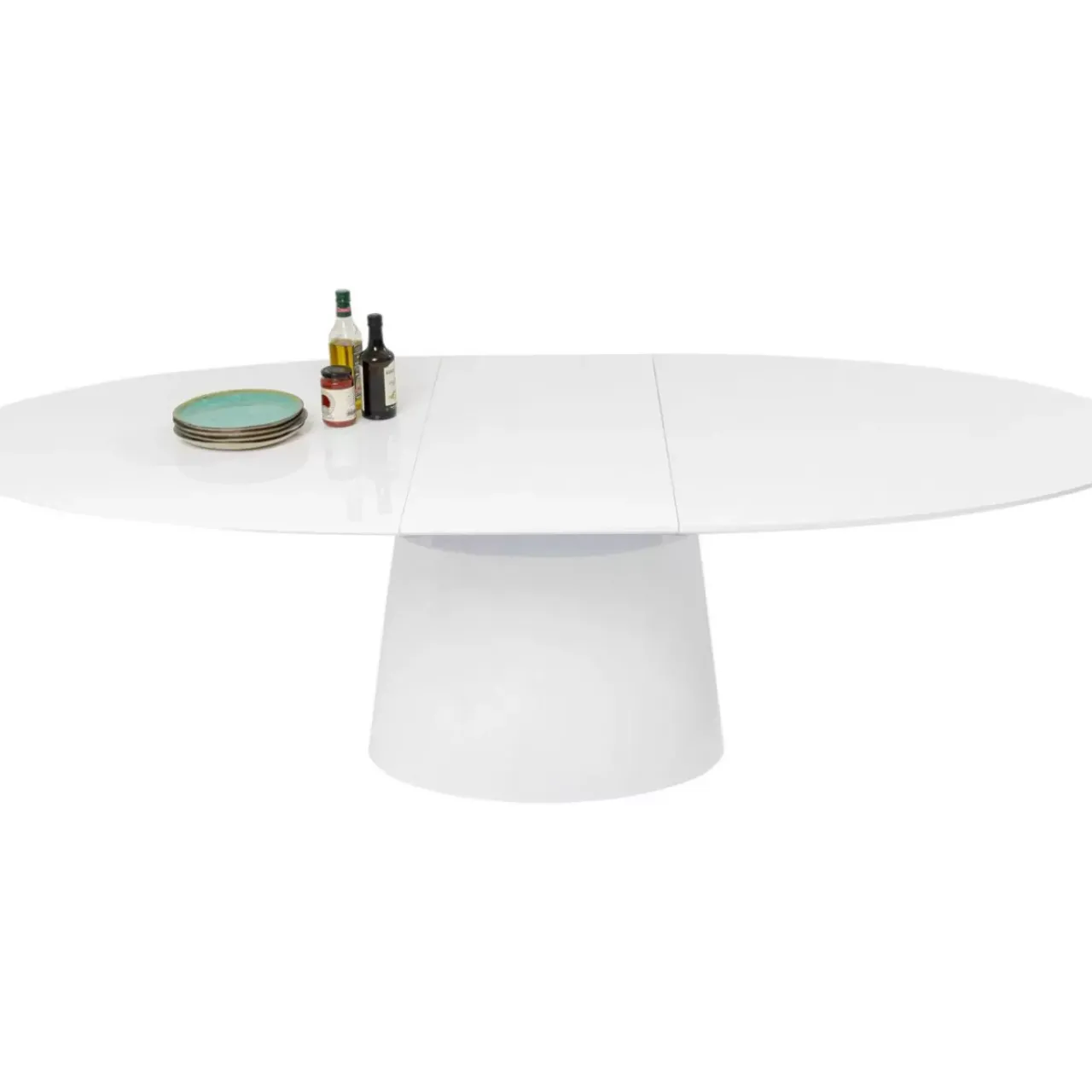 KARE Design Tische-Ausziehtisch Benvenuto Weiss 200(50)X110Cm