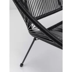 KARE Design Outdoormöbel-Bank Acapulco Schwarz