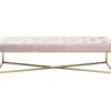 KARE Design Sitzbänke-Bank Crossover Rose Messing 150X40Cm