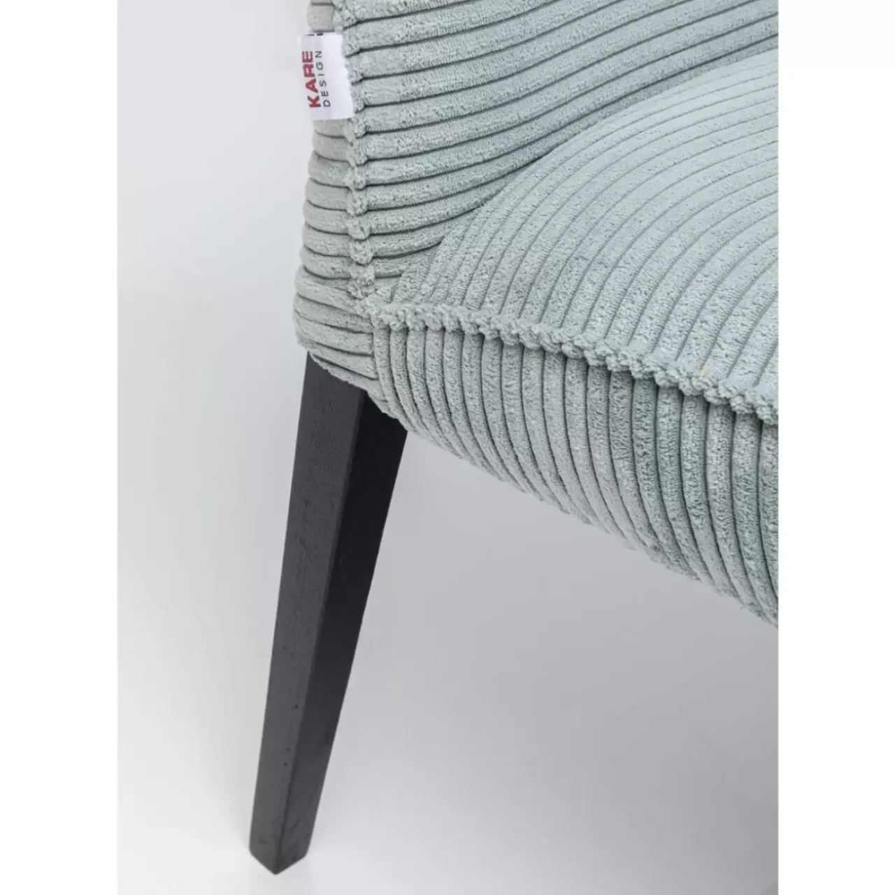 KARE Design Sitzbänke-Bank Ledro Cord Blau 165Cm