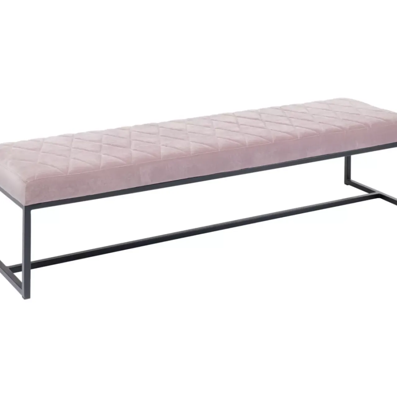 KARE Design Sitzbänke-Bank Smart Rosa Schwarz 150X40Cm