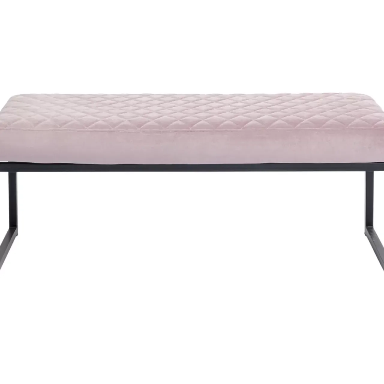 KARE Design Sitzbänke-Bank Smart Rosa Schwarz 90X40Cm