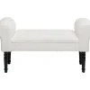 KARE Design Sitzbänke-Bank Wing Creme Schwarz