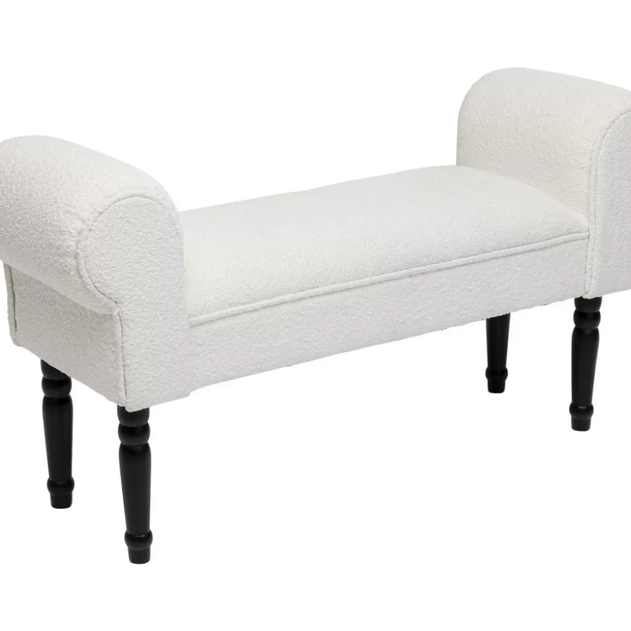 KARE Design Sitzbänke-Bank Wing Creme Schwarz
