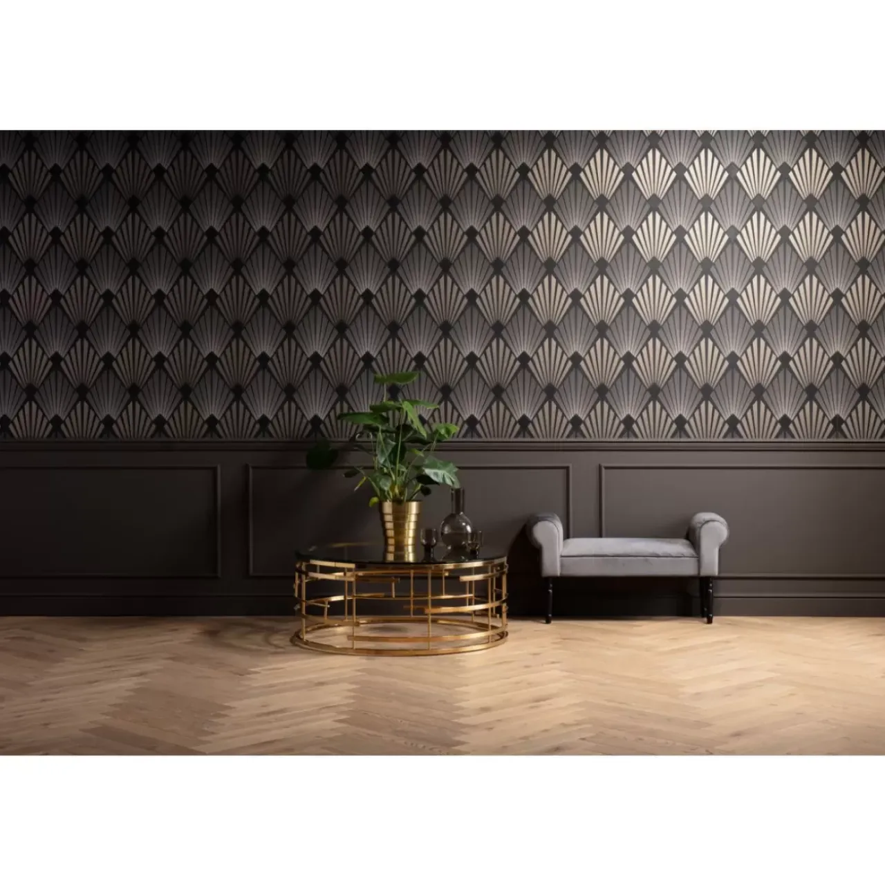 KARE Design Sitzbänke-Bank Wing Grau