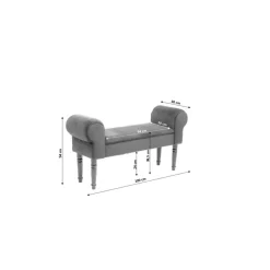 KARE Design Sitzbänke-Bank Wing Rose