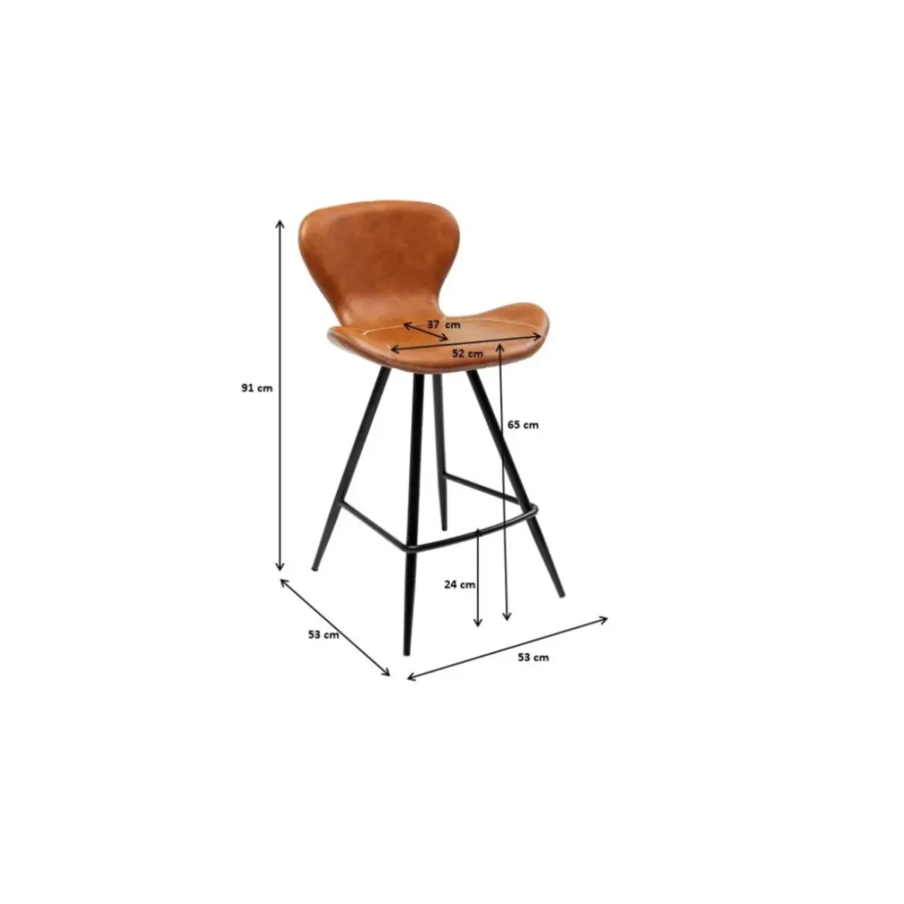 KARE Design Sitzbänke-Barhocker Rusty