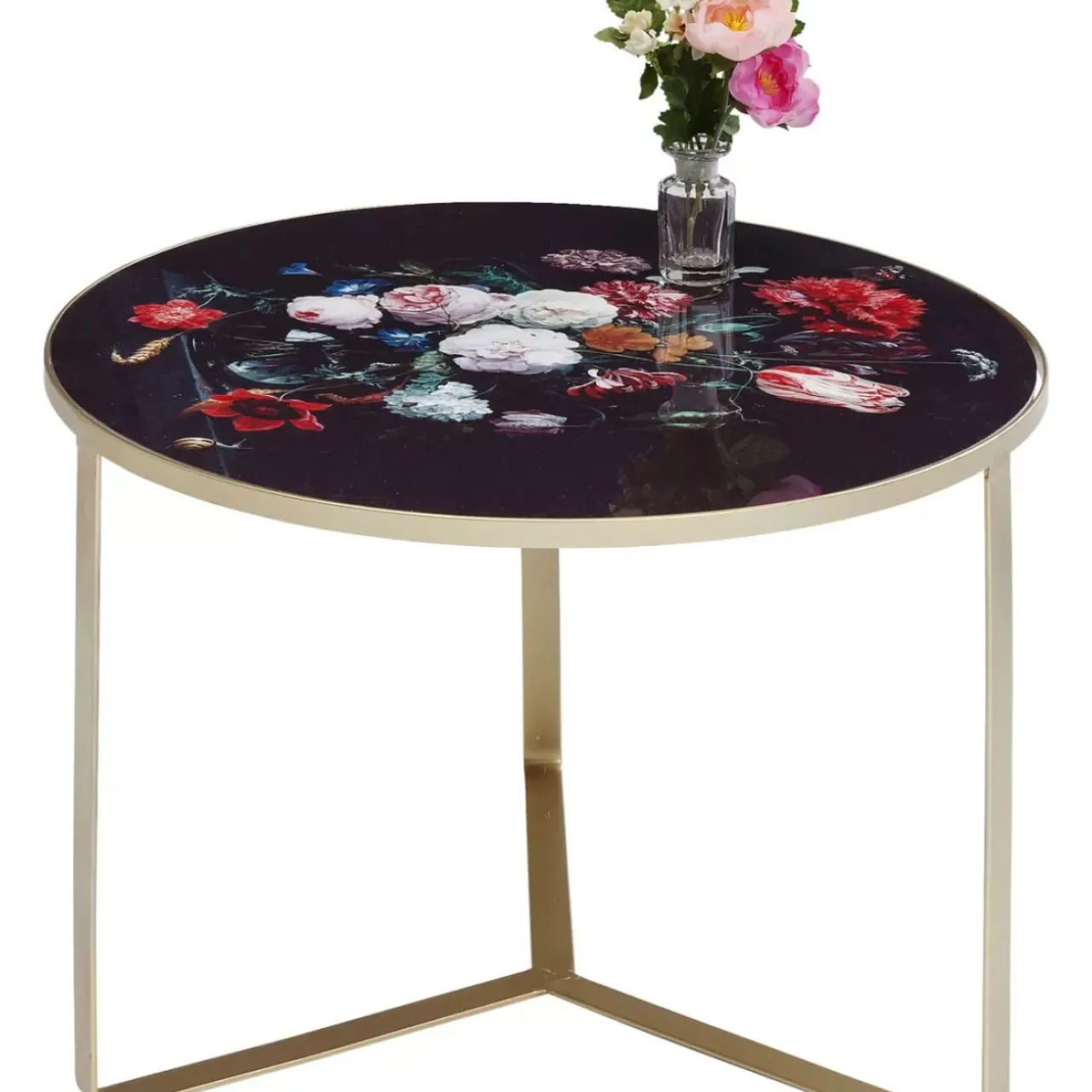 KARE Design Tische-Beistelltisch Flores O55Cm