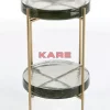 KARE Design Tische-Beistelltisch Ice Double O30Cm