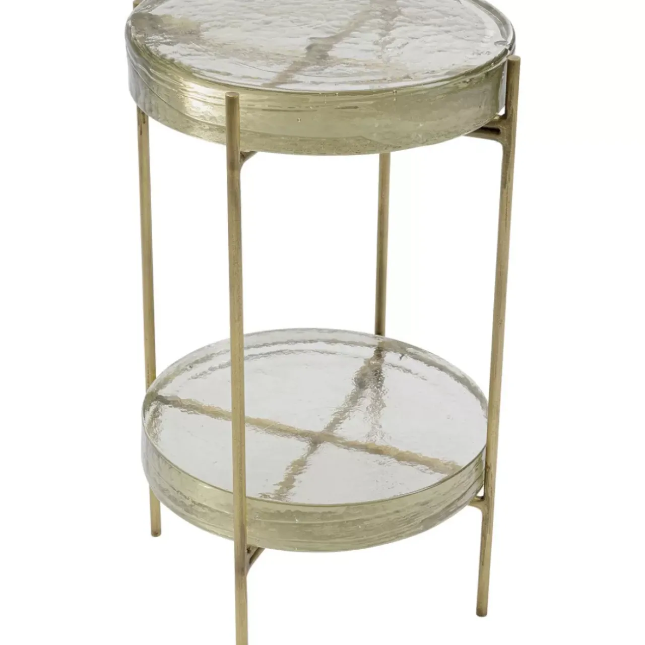 KARE Design Tische-Beistelltisch Ice Double O30Cm