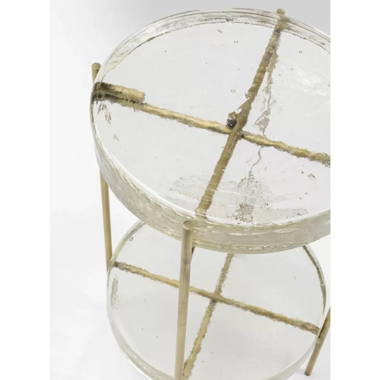 KARE Design Tische-Beistelltisch Ice Double O30Cm