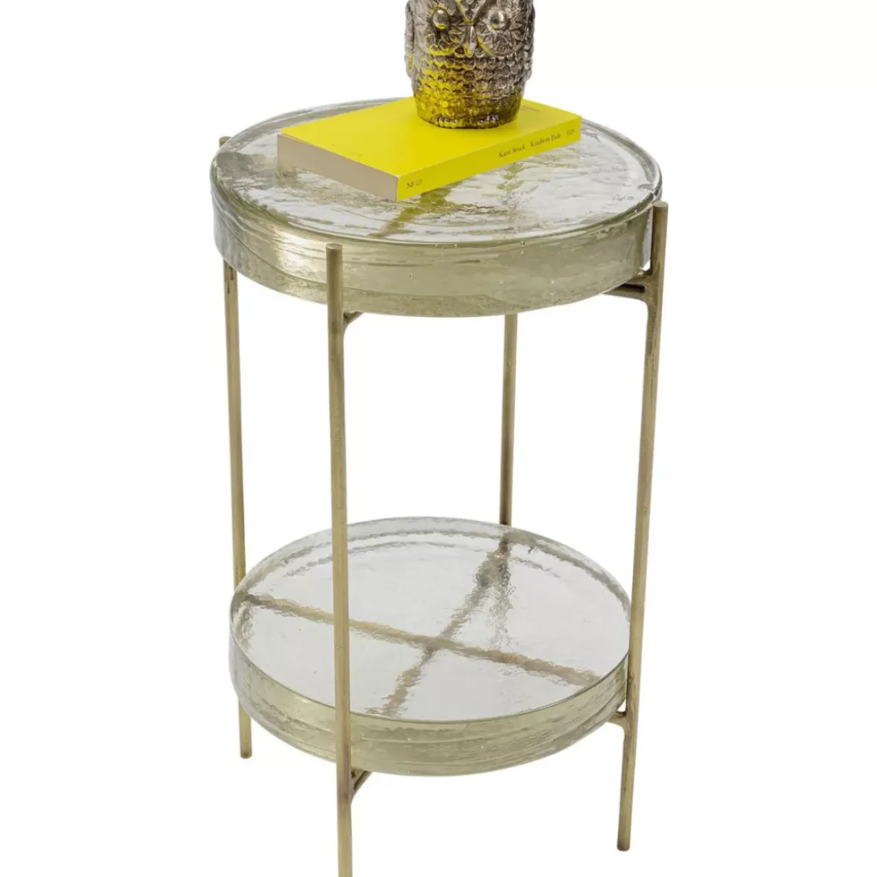 KARE Design Tische-Beistelltisch Ice Double O30Cm