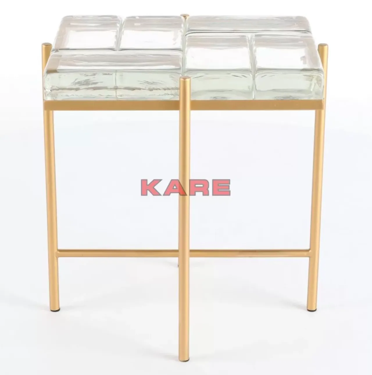 KARE Design Tische-Beistelltisch Iceline Gold 43X33Cm
