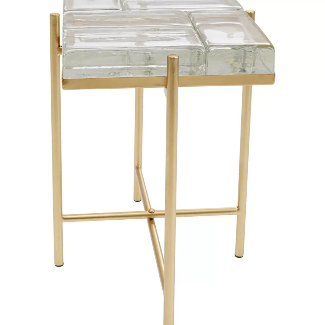 KARE Design Tische-Beistelltisch Iceline Gold 43X33Cm