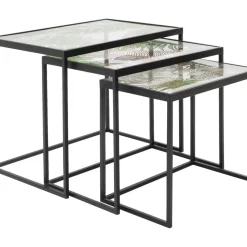 KARE Design Tische-Beistelltisch Jungle (3/Set)