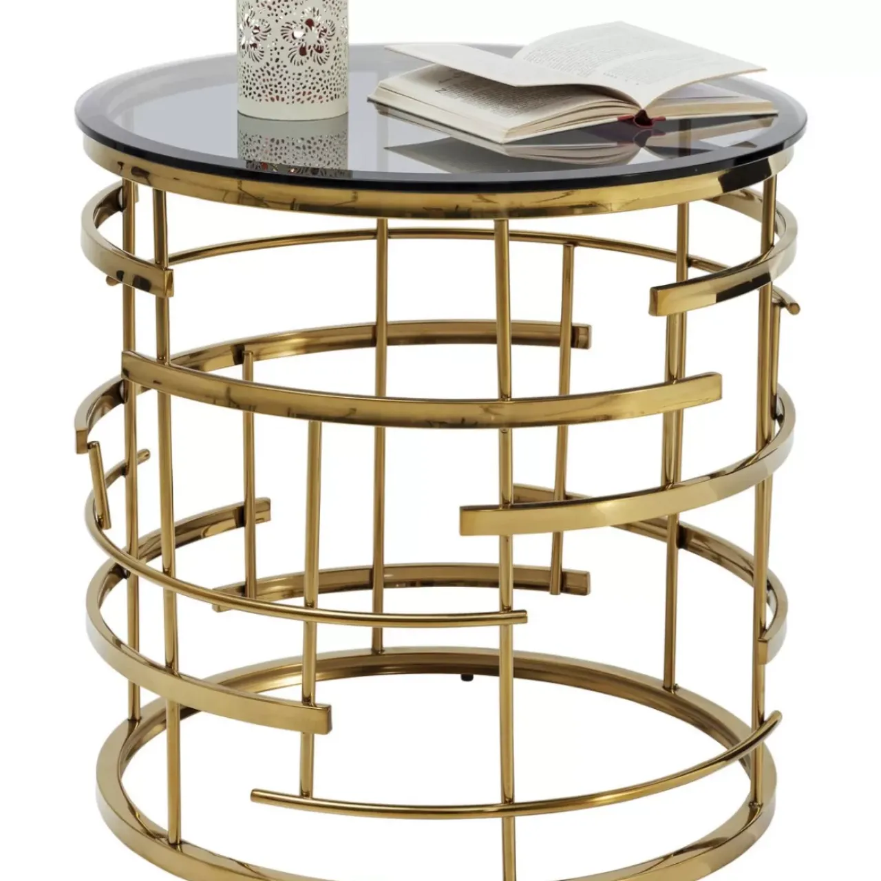 KARE Design Tische-Beistelltisch Jupiter Gold O55Cm