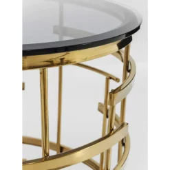 KARE Design Tische-Beistelltisch Jupiter Gold O55Cm