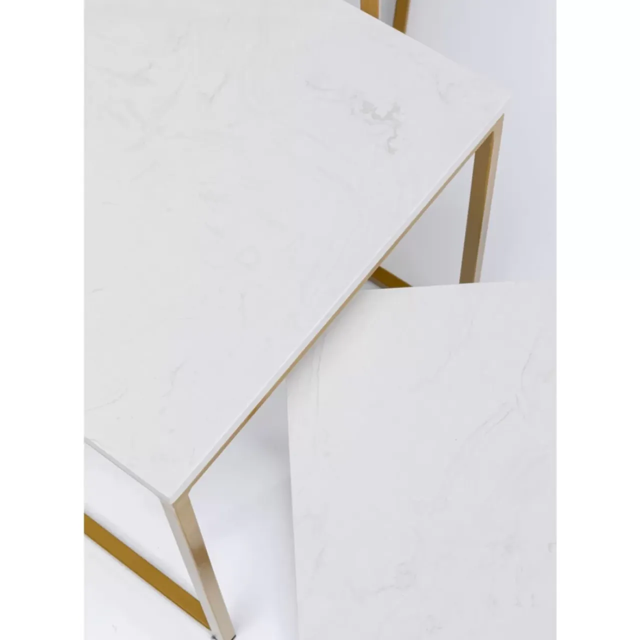 KARE Design Tische-Beistelltisch Key West Gold (3/Set)