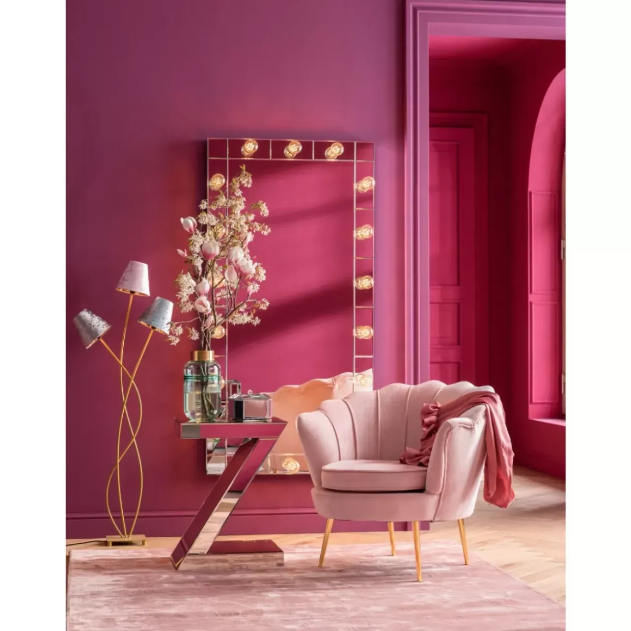 KARE Design Tische-Beistelltisch Luxury Z Champagne