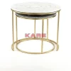 KARE Design Tische-Beistelltisch Mystic Round Klein (2/Set) O61Cm