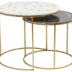 KARE Design Tische-Beistelltisch Mystic Round Klein (2/Set) O61Cm