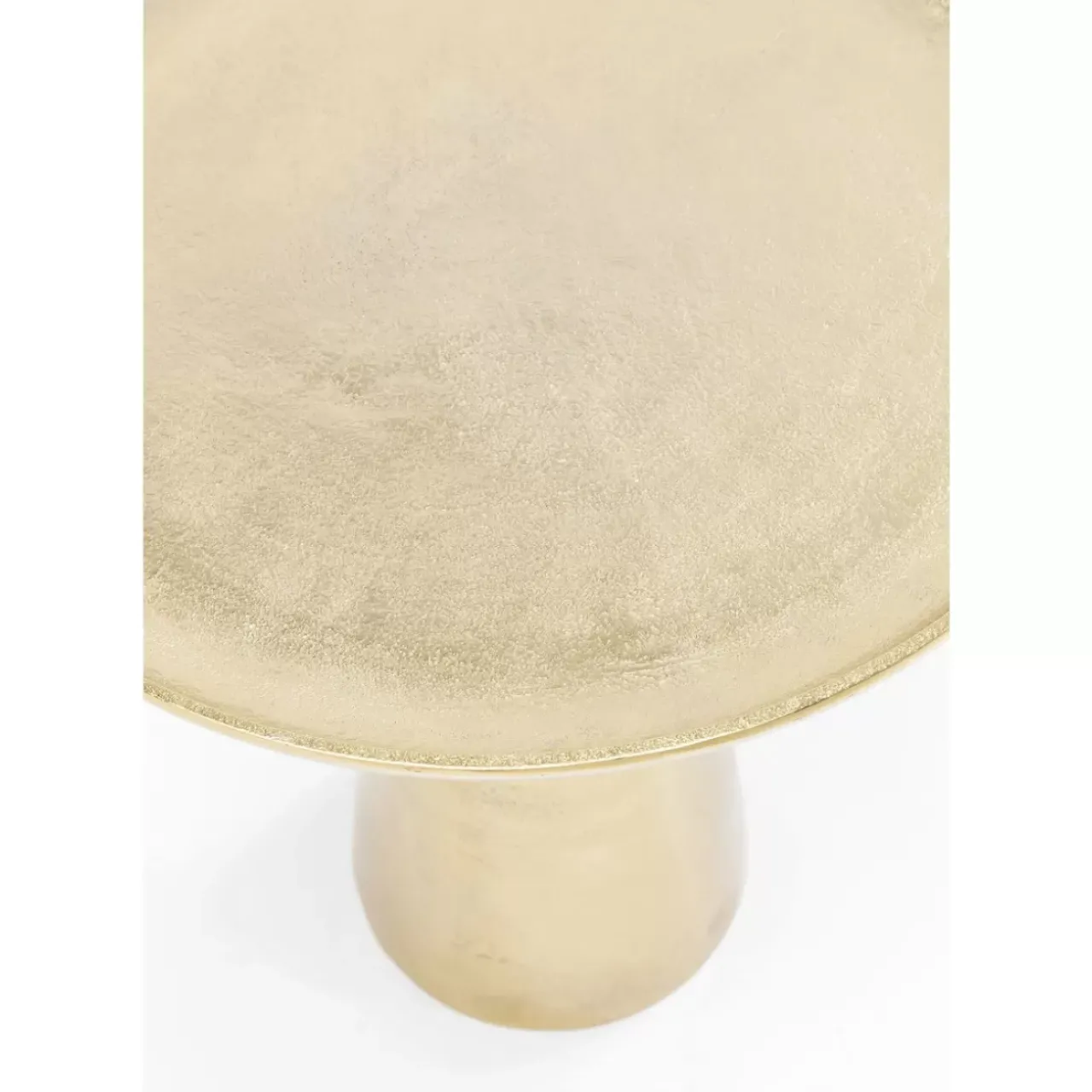 KARE Design Tische-Beistelltisch Plateau Uno Messing O45Cm
