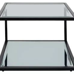 KARE Design Tische-Beistelltisch Quadro Schwarz 50X50Cm