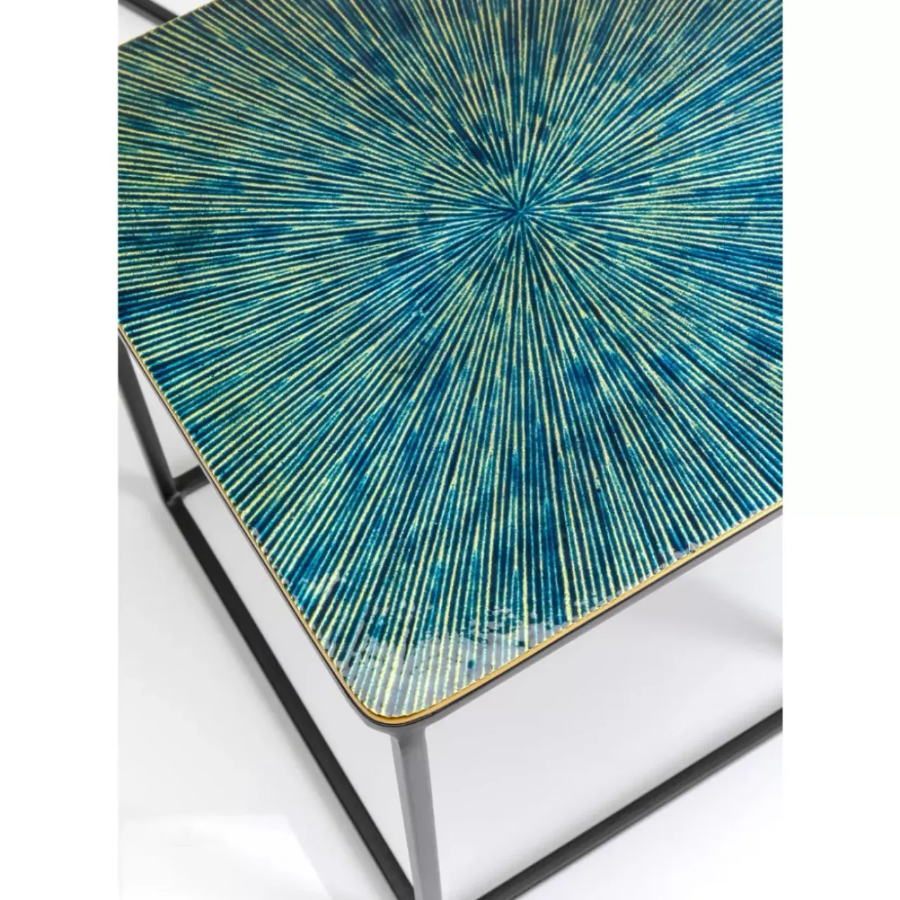 KARE Design Tische-Beistelltisch Ray Square (3/Set)