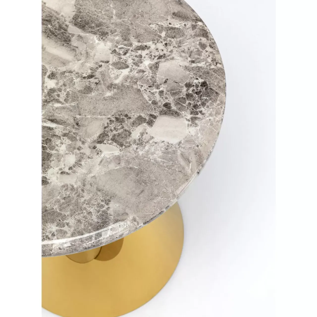 KARE Design Tische-Beistelltisch Rita Gold O50Cm