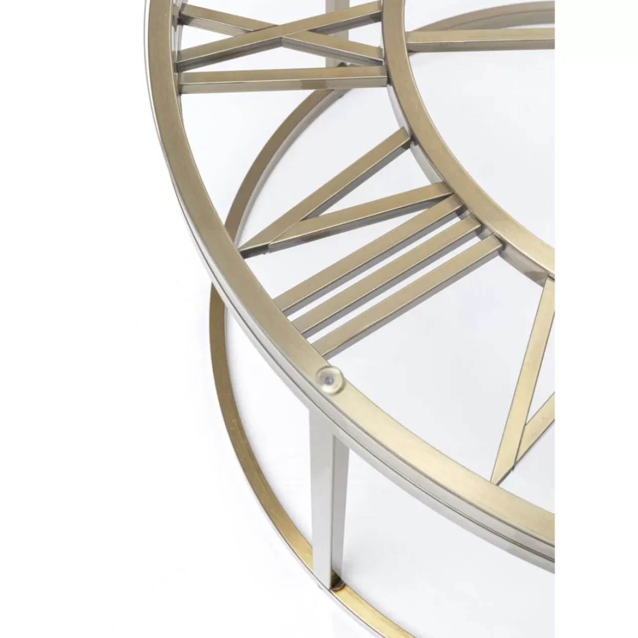KARE Design Tische-Beistelltisch Roman Brass O76Cm