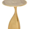 KARE Design Tische-Beistelltisch Spacey Gold O36Cm