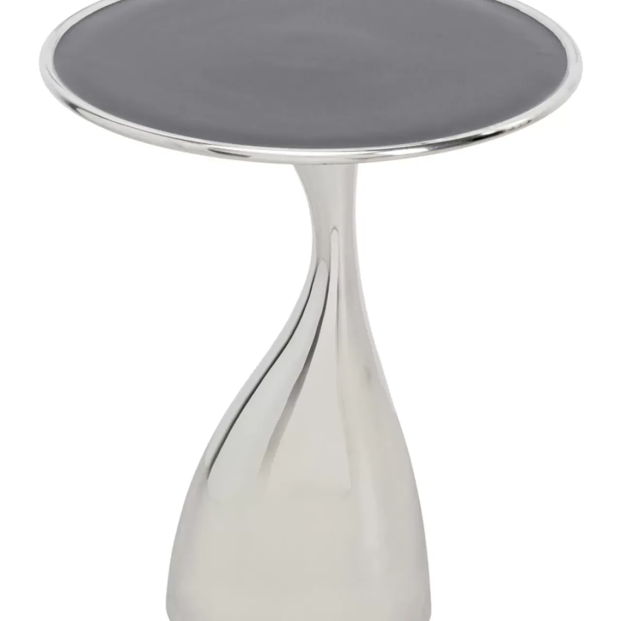 KARE Design Tische-Beistelltisch Spacey Silber O36Cm
