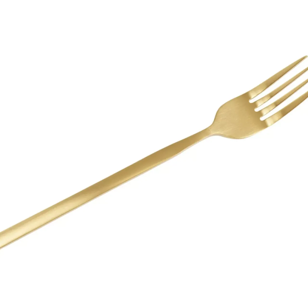 KARE Design Geschirr & Tischaccessoires-Besteck Gloria Matt Gold (16-Tlg.)