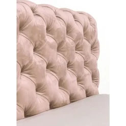KARE Design Betten-Bett Desire Velvet Ecru 180X200Cm