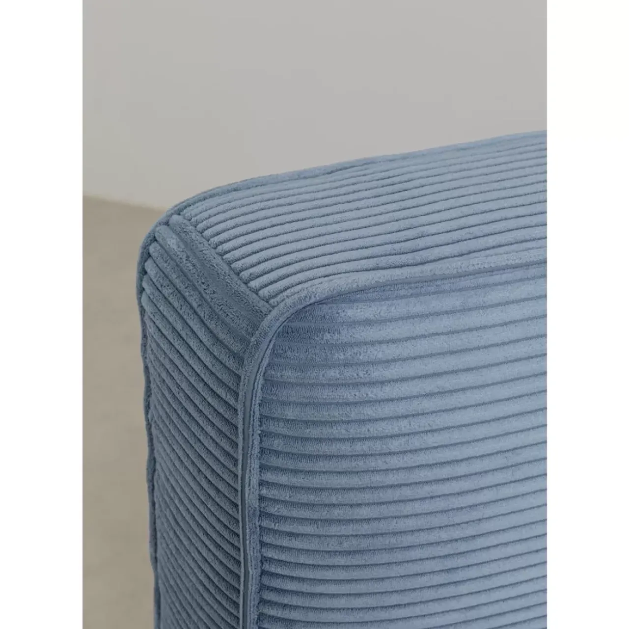 KARE Design Betten-Bett East Side Cord Blau 180X200Cm