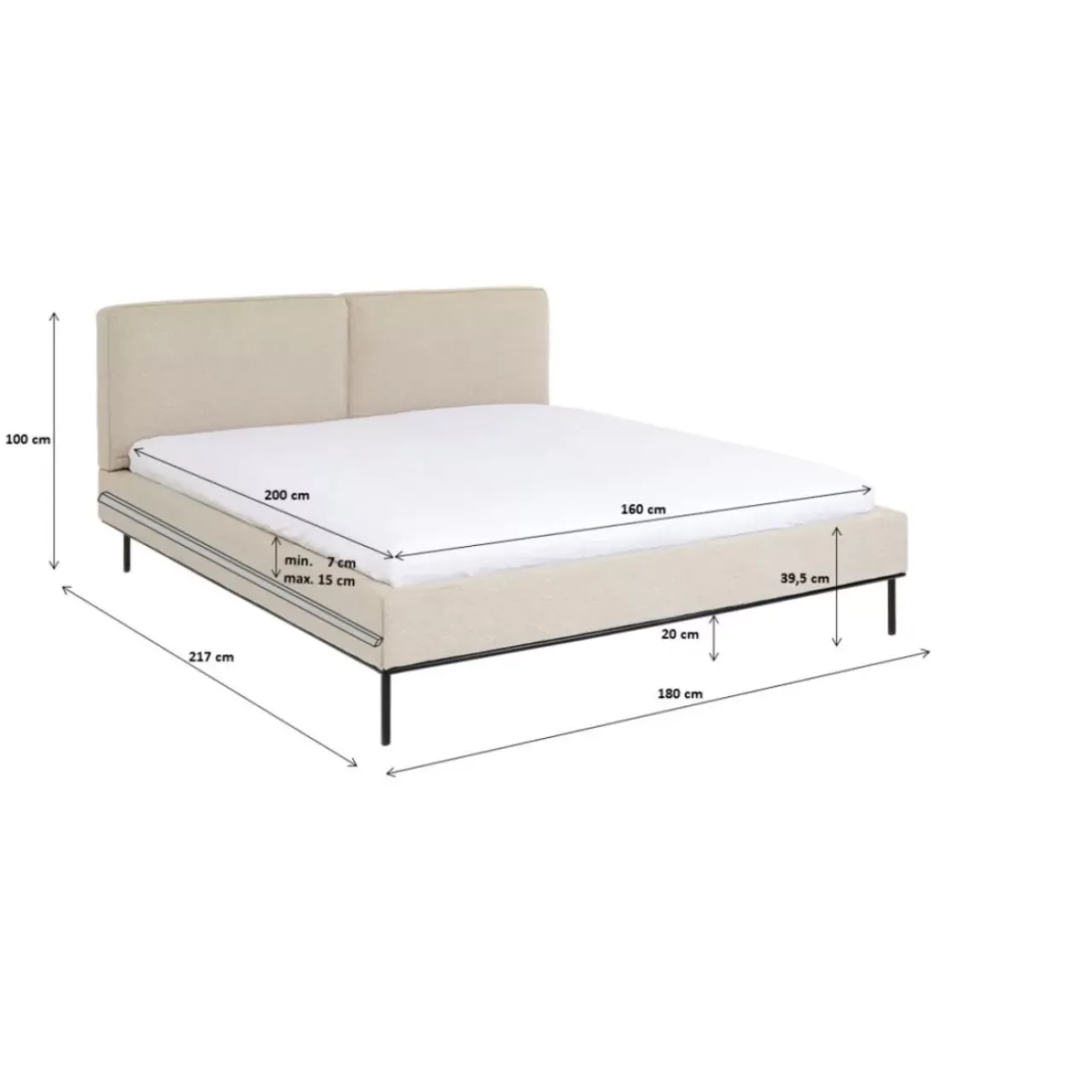 KARE Design Betten-Bett East Side 160X200Cm
