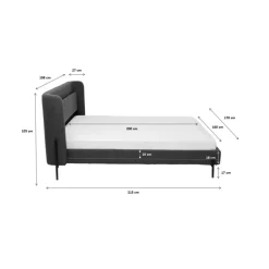KARE Design Betten-Bett Tivoli Ecru 160X200Cm