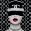 KARE Design Bilder-Bild Glas Fashion Haircut 80X80