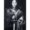KARE Design Bilder-Bild Glas Lady Knight 100X150Cm