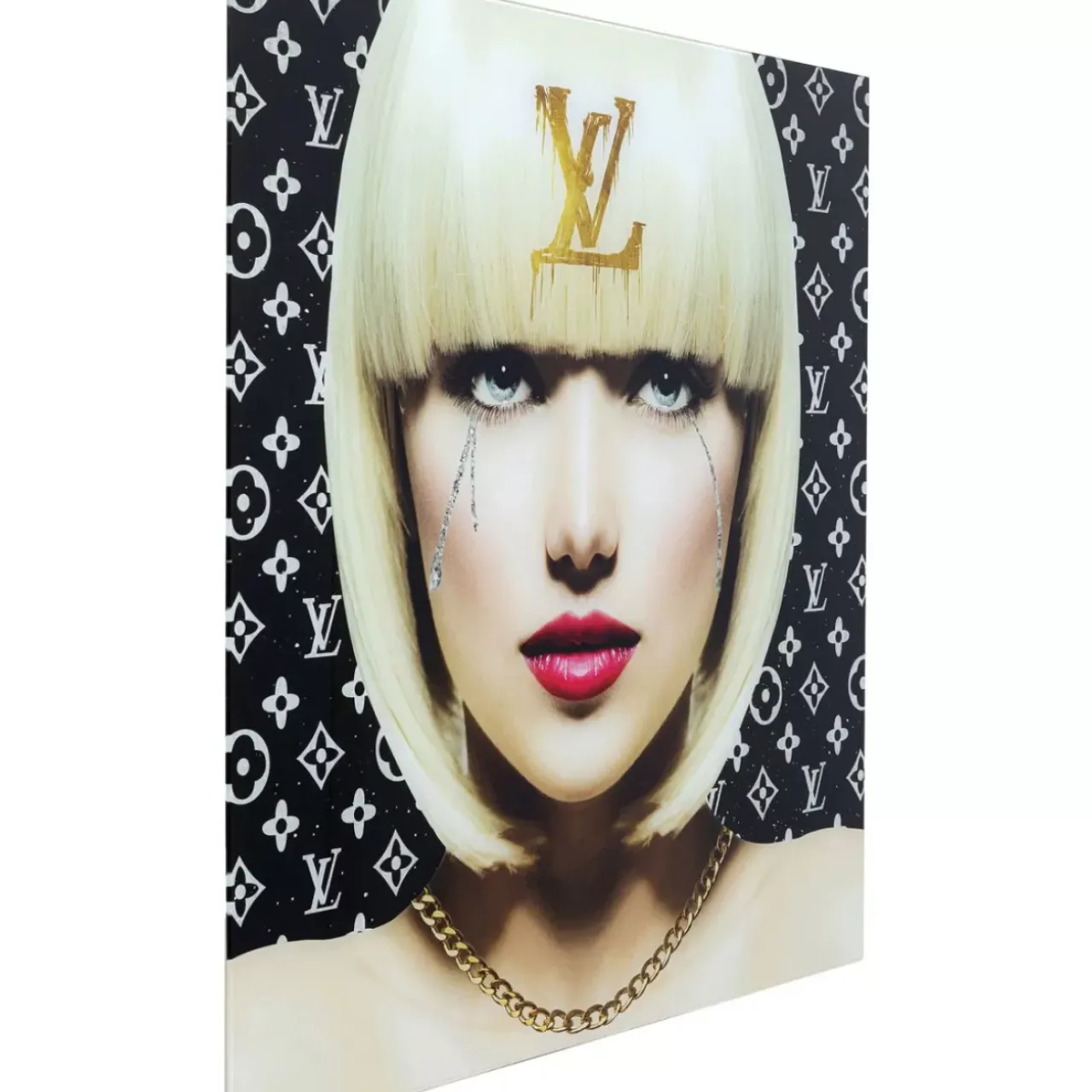 KARE Design Bilder-Bild Glas Runny Eyes 80X80