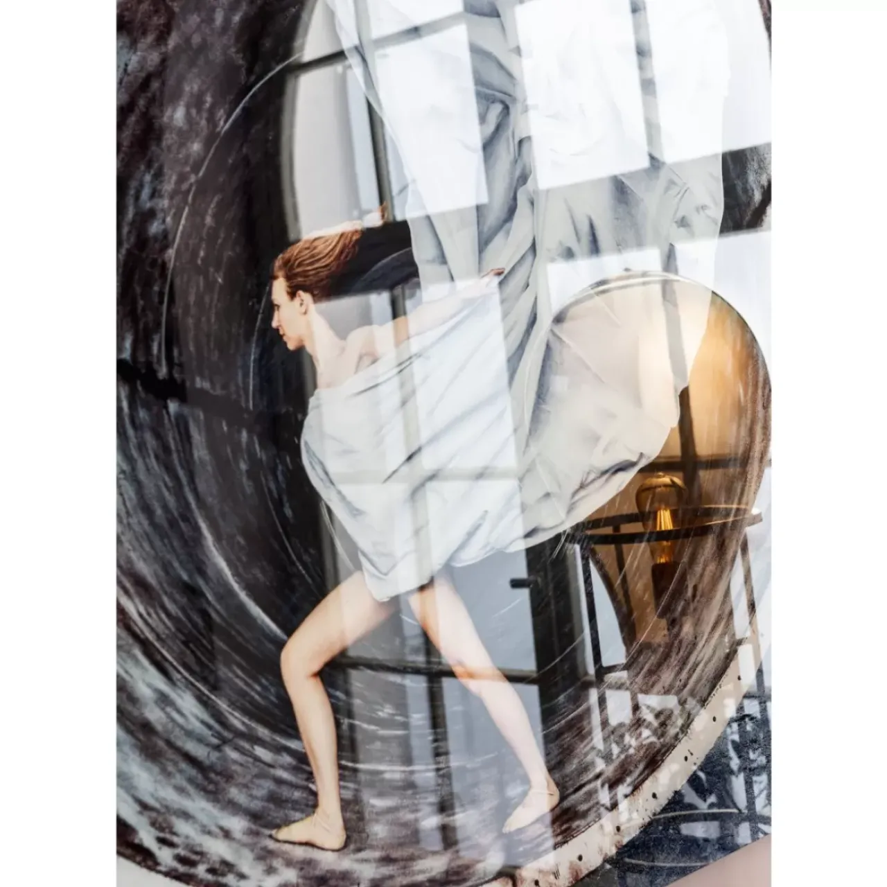 KARE Design Bilder-Bild Glas Time Traveller 120X180