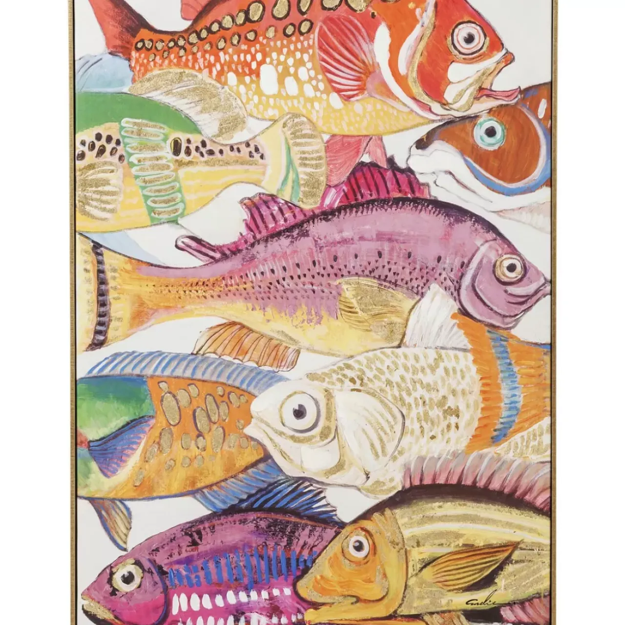 KARE Design Bilder-Bild Touched Fish Meeting One 100X75Cm