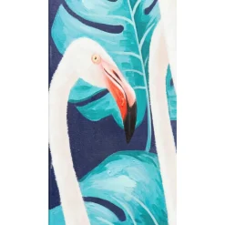 KARE Design Bilder-Bild Touched Flamingo Road Schwarz 122X92Cm