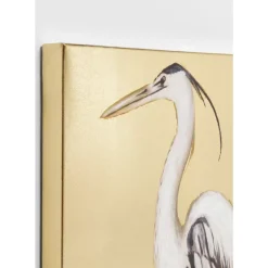 KARE Design Bilder-Bild Touched Heron Left 70X50Cm