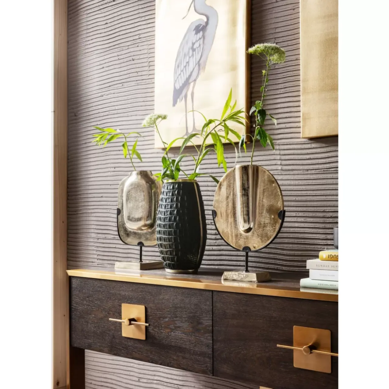 KARE Design Bilder-Bild Touched Heron Right 70X50Cm